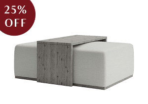 Bridge fabric deals coffee table ottoman